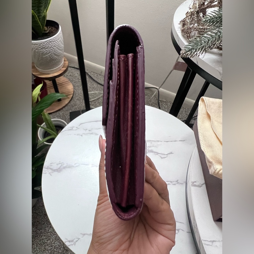 SOLD‼️LV Vernis Sarah Wallet in Amarante Burgundy (Full Set, Preloved) - Picture 12 of 15